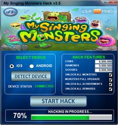 my singing monsters hack no verification